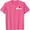 LOVE OF BUFFALO HEART CITY APPAREL I LOVE HEART BUFFALO NY T-Shirt - Pink Heather