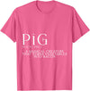 Bacon FH Pig, A Magical Creature That Turns Vegetables Into Bacon --- T-Shirt - Pink Heather