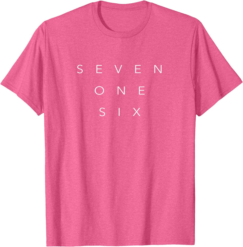 716 Area Code T Shirt New York Buffalo, Niagara Falls T-Shirt - Pink Heather