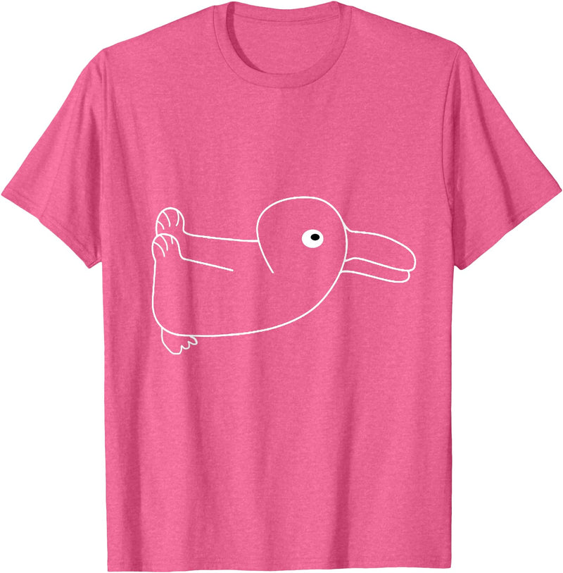 Duck Rabbit Wittgenstein Confusion Optical Illusion Logic T-Shirt in Pink Heather