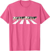Funny Cow Shirt Women Men Girls Kids Boys Gifts Funny Crosswalk Cows Farming farm Cow Girl Boy Women Men Kid T-Shirt - Pink