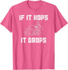 Funny Rabbit Hunting - Great Sarcastic Hunter Gift T-Shirt in Pink Heather
