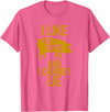 Grilling Meat Smoker Bacon Lover Tee I Like Pig Butts And I Cannot Lie - Bacon BBQ Grill T-Shirts T-Shirt - Pink Heather