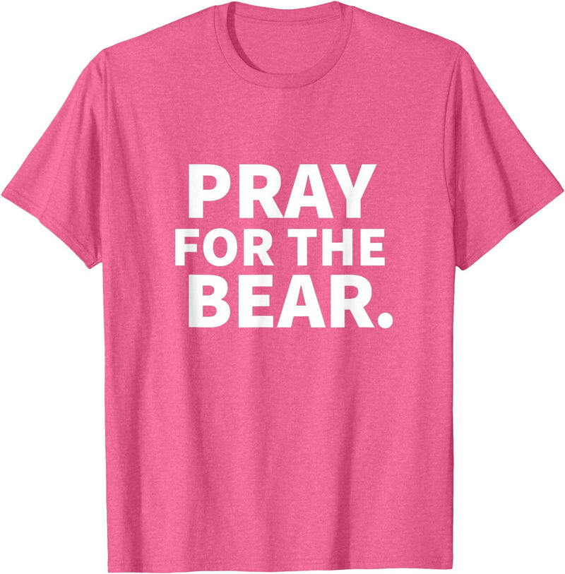 Pray For The Bear Zag Pray For The Bear T-Shirt - Pink Heather