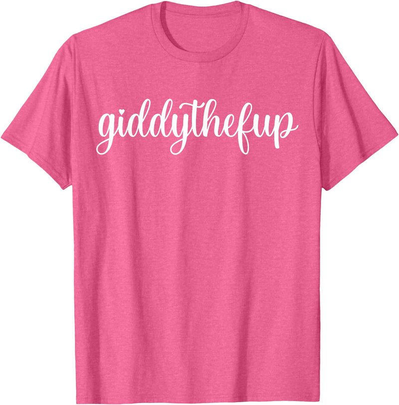 Magical Derby Day Gifts Giddythefup Derby Day Horse Racing T-Shirt - Pink Heather