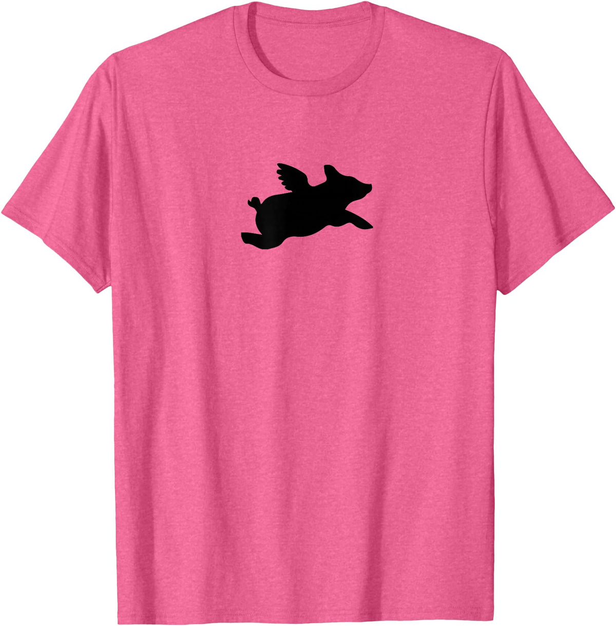 Pigs Flying Pig T-Shirt - Pink Heather