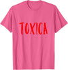 The Spanish Cow Toxica Funny Spanish Toxic Mexican T-Shirt - Pink Heather