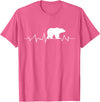 bear heartbeat t shirt Bear Heartbeat T-Shirt T-Shirt - Pink Heather