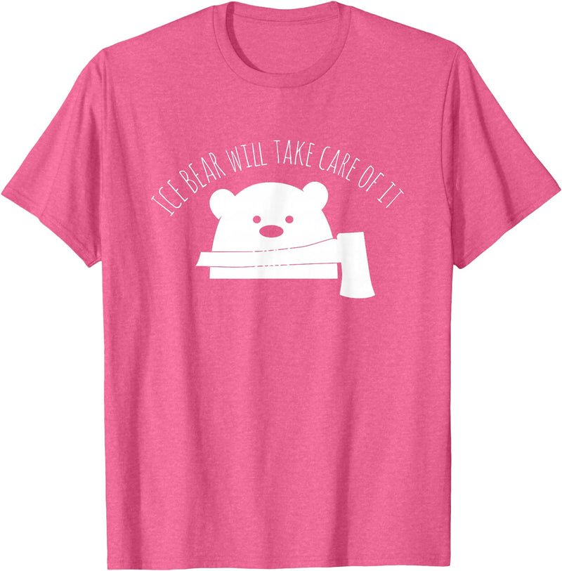 Globale Erwärmung Klimaschutz Arktik Eis Ice Bear Will Take Care Of It Polar Bear Polar Bear T-Shirt - Pink Heather