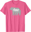 Grandma Granny GG T Shirt Gift SchippTees Amma Bear Icelandic Grandmother Nickname TShirt T-Shirt - Pink Heather