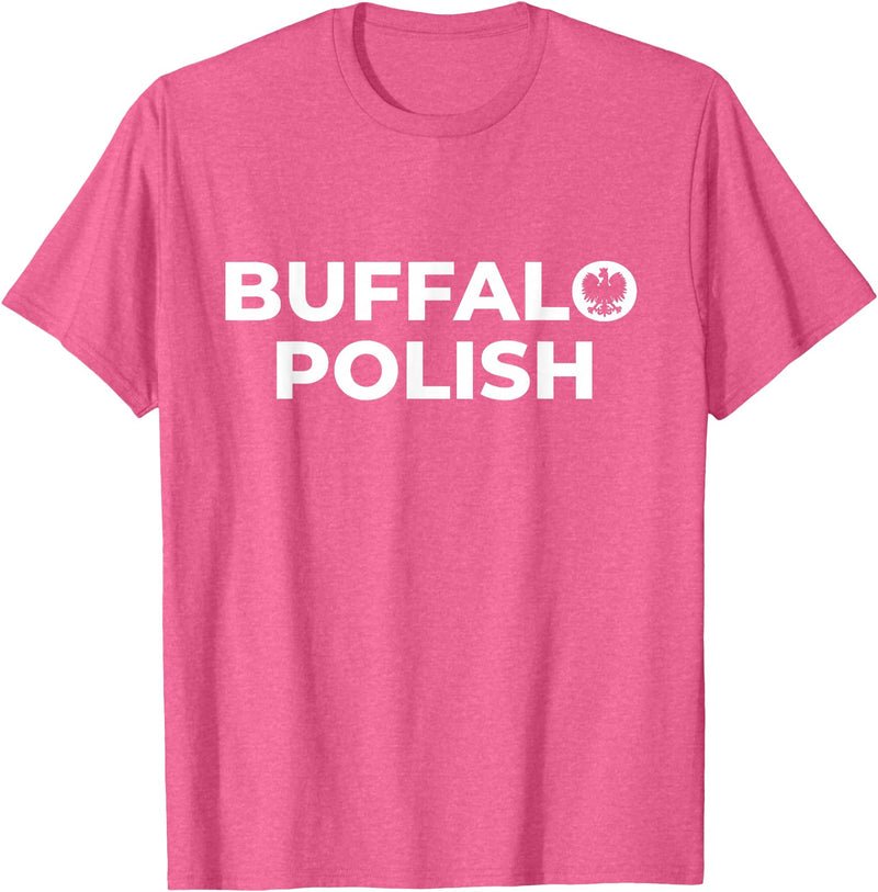 Buffalo Polish Shirts | 716 Polska Polish Smigus Dyngus Day T-Shirt - Pink Heather