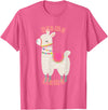 Cute Llama Shirts Drama Llama T-Shirt for Adults and Kids T-Shirt - Pink Heather