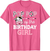 Cow Birthday Shirts For Family Men Women Cow Lover Pop Pop of The Birthday Girl Shirt Farm Cow Grandpa 1st T-Shirt - Pink