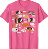 Guinea pig breeds Shirt Shirt Costume Clothing Tee Guinea pig breeds Shirt Shirt Costume Clothing Accessories T-Shirt - Pink Heather