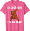 Cool Brown Wildlife Bear Hunters Mountain Clothes Funny Bear Gift For Men Women Bear Mammal Animal T-Shirt - Pink Heather