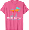 North Conway NH North Conway New Hampshire Moose Mountains T-Shirt - Pink Heather