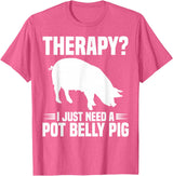 Pot Belly Pig Owner Clothing Pig Harness and Leash Pot Belly Pig Owner Food Toys Supplies Pot Belly Pig Mom T-Shirt - Pink Heather