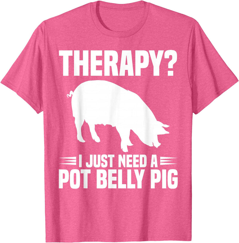 Pot Belly Pig Owner Clothing Pig Harness and Leash Pot Belly Pig Owner Food Toys Supplies Pot Belly Pig Mom T-Shirt - Pink Heather