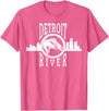 Eternal Angler Detroit River Walleye Fishing T Shirt for Men Women T-Shirt - Pink Heather