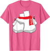 Coca-Cola Company Coca Cola Snowmies Polar Bears Holiday T-Shirt - Pink Heather