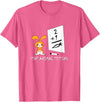 Cute Rabbit Bunny Stop Animal Testing Funny Kawaii T-Shirt in Pink Heather