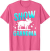 Pig Show Grandma On Mother's Day Pig Show Grandma Best Pig Show Grandmother T-Shirt - Pink Heather