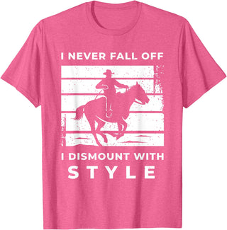 Funny Horse Quote Shirts And Equestrian Gifts Funny Horse Quote Outfit For A Lover Of Horse T-Shirt - Pink Heather