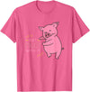 Cute Animal Pigs Clothing For Children And Adults Funny and Cute Pig Saying for Kids and Adults T-Shirt - Pink Heather