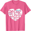 Polar beart lover heart gifts idea kids boys girls Polar Bear Lover Polar Bear Heart Valentine Gift Men Women T-Shirt - Pink Heather