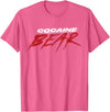 Cocaine Bear Logo T-Shirt - Pink Heather