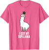 Funny Llamas Gifts LLama Graduation I Got My Dipllama Cute Llama T-Shirt - Pink Heather