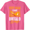 Buffalo Wings Fried Chicken Hot Wing Sauce T-Shirt - Pink Heather