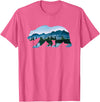 Retro National Park Shirts Bear Vintage National Park Bear Wildlife Mountains T-Shirt - Pink Heather