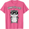 Funny Hamster Design for Men Dad Boys Animal Hamster Lover T-Shirt - Pink Heather
