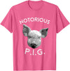 Funny Piggy Smalls Bacon Lover Floribama Shore Tee Notorious PIG Funny Pet Pig Lover Cute Farmer Gift T-Shirt - Pink Heather