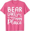 Lake Gifts & Accessories Bear Lake Is My Happy Place - Camping Nature Outdoor Lake T-Shirt - Pink Heather