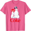 Coca-Cola Company Coca-Cola - Polar Bears and Coca-Cola T-Shirt - Pink Heather