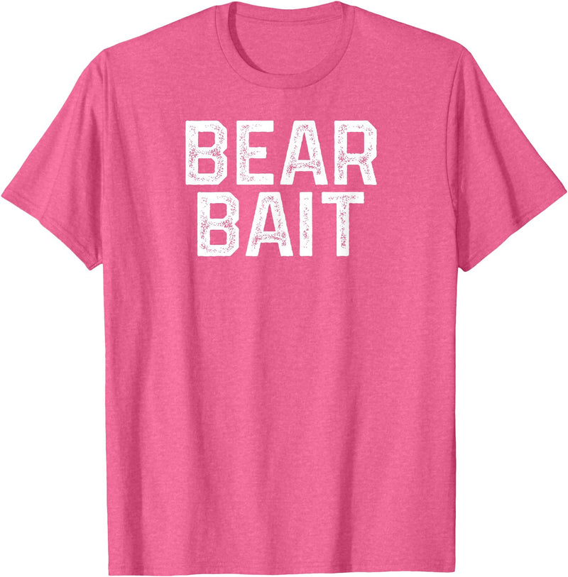Gay BEAR BAIT Gay Merch LGBTQ Pride Gay Club BEAR BAIT Gay Merch LGBTQ Pride T-Shirt - Pink Heather