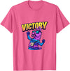 PixelLlama Victory Gaming Victory Llama T-Shirt - Pink Heather
