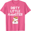 Dirty Little Hamster Cute Hamster Picture T-Shirt - Pink Heather