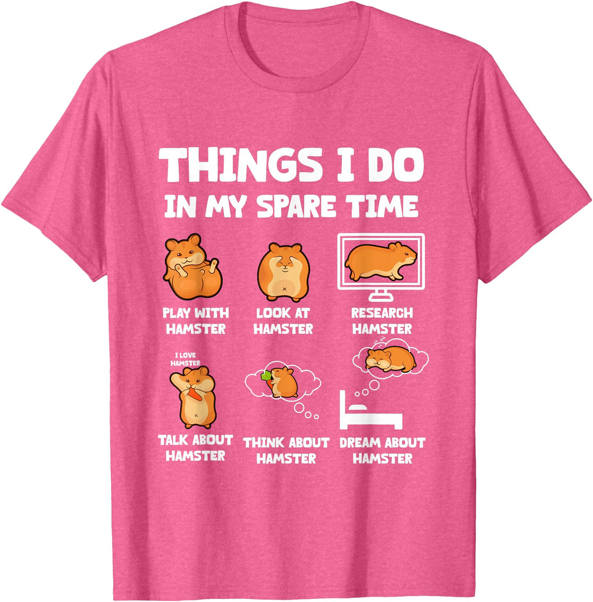 Pet Lovers T-Shirt - Pink Heather