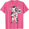 Funny Cow Lover & Owner Gift Ideas Cow Farmer Kids Boys Girls Womens T-Shirt - Pink Heather