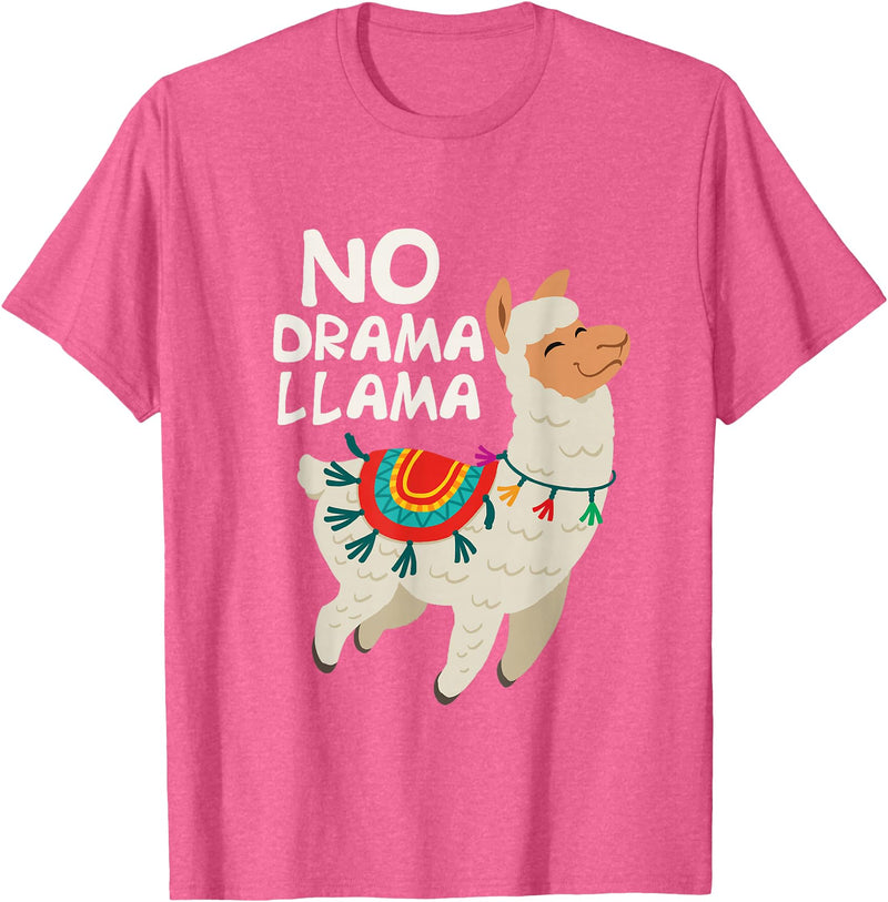 Give Me My No Drama Llama Co No Drama Llama Funny Lama T-Shirt - Pink Heather