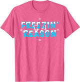 Polar Bear Plunge Ice Swimming Co Polar Bear Plunge 2022 Costume Ice Swimming Freezin Reason T-Shirt - Pink Heather