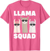 Funny Llama Gift Llama Lover Accessories & Stuff Funny Llama Design For Men Women Llama Alpaca Farm Animal T-Shirt - Pink Heather