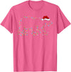 Xmas Lighting Polar Bear Christmas Gifts Polar Bear Xmas Lighting Santa Hat Polar Bear Christmas T-Shirt - Pink Heather