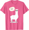 Funny & Cute Llama Gifts by OMG Sup No Drama Llama Alpaca T-Shirt - Pink Heather