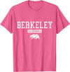 Berkeley California - Apparel & Gifts Berkeley California Bear Pride Vintage T-Shirt - Pink Heather