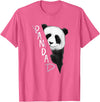 Giant Panda Fan Art SkizzenMonster PanDAD Funny Panda Bear Bad Dad Joke T-Shirt - Pink Heather