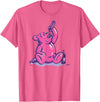 Drunk Gummy Bear - Funny Drinking Illustration Humor Alcohol T-Shirt - Pink Heather